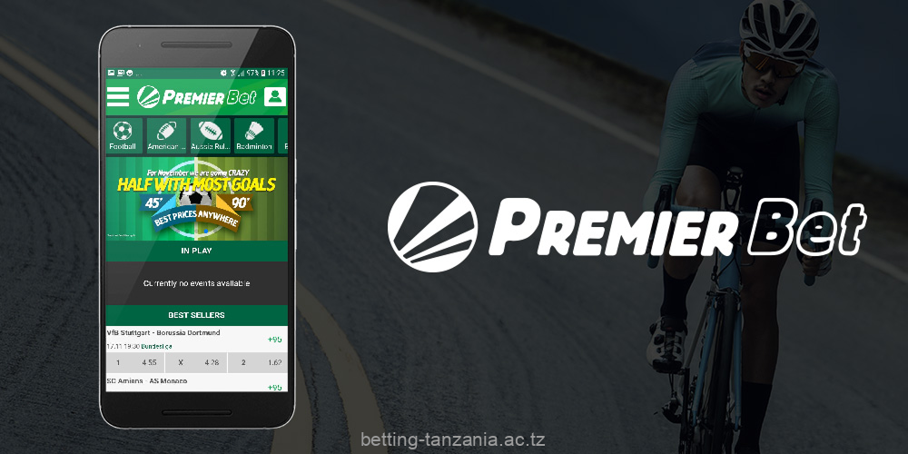 As one of the largest bookmakers in the sports betting industry, Premier Bet offers a free app for players from Tanzania